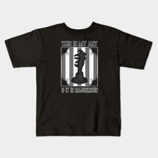 This is My Art and it is Dangerous Beetlejuice Fan Art Delia Deetz Sculpture Kids T-Shirt